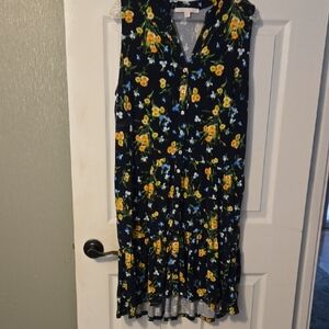 Stella + Grace Floral Sleeveless Dress